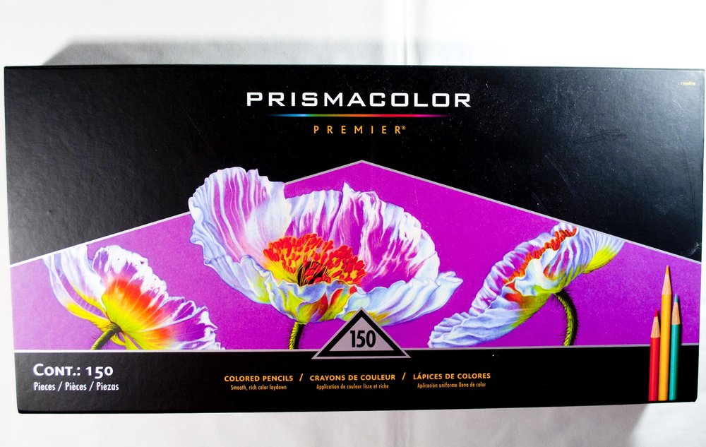Full Prismacolor 150 colored pencil set with case